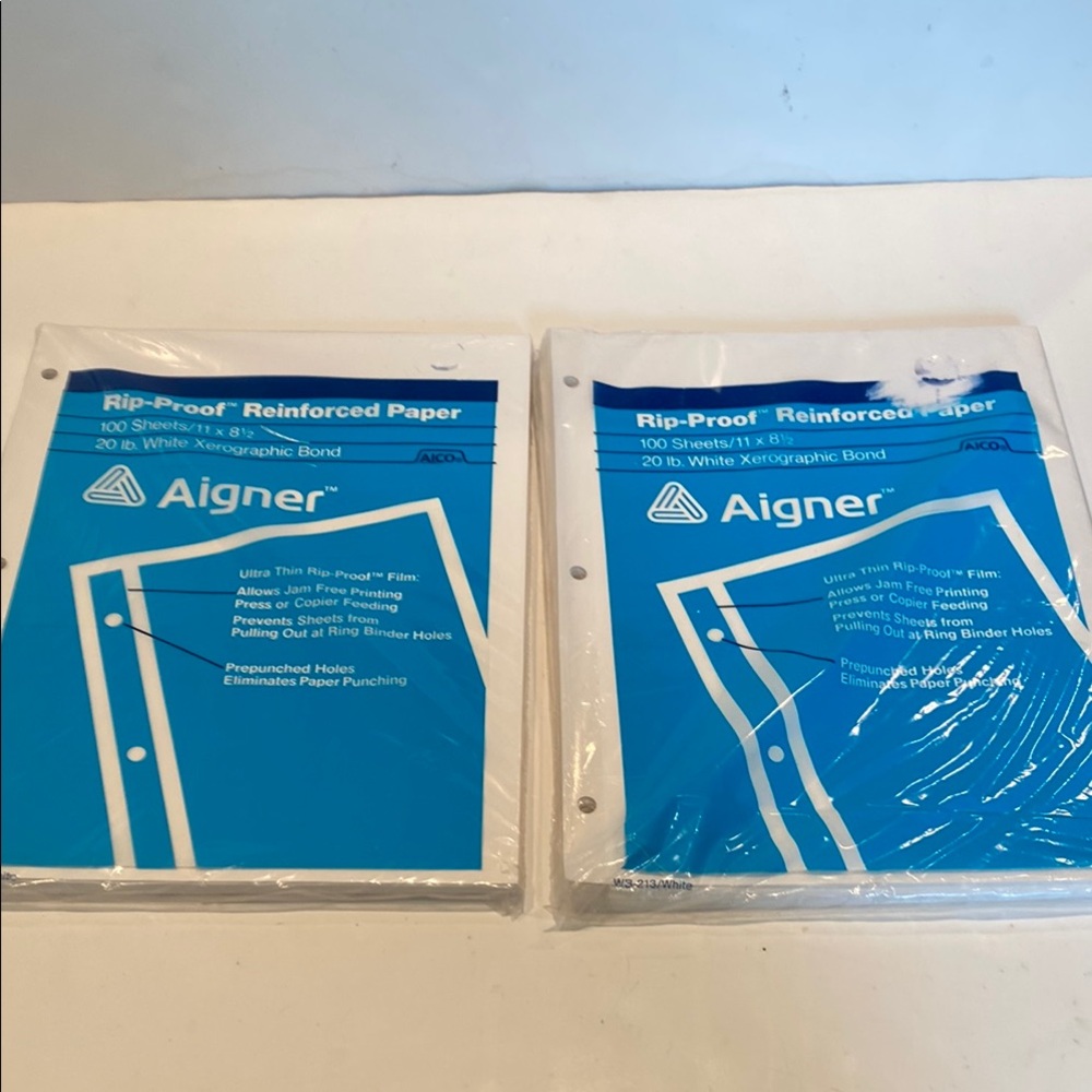 NIP 2 Packages Aigner Rip-Proof Reinforced Paper